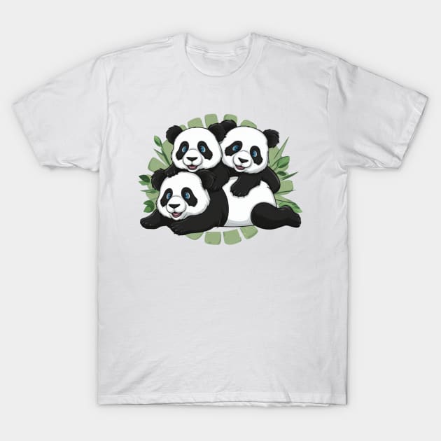 panda-lover T-Shirt by WordsOfVictor